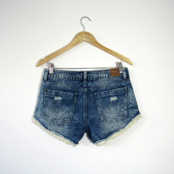 Alternative view of Shorts jeans, Clock House, Tamanho 38, Comprimento 22 cm