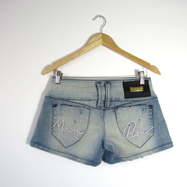 Alternative view of Shorts jeans, Morena Rosa, Tamanho 38, Comprimento 26 cm