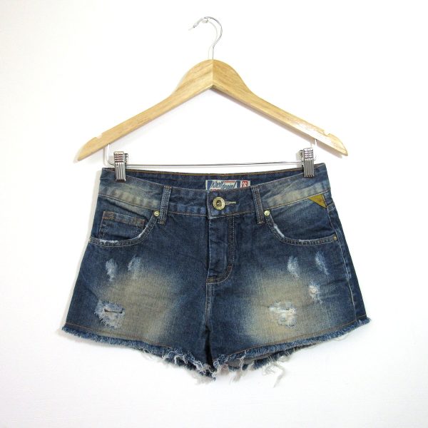 Shorts jeans, Khelf, Tamanho 40, Comprimento 28 cm