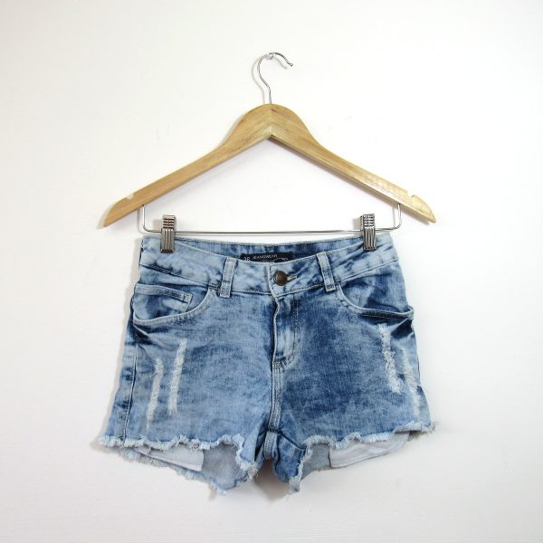 Shorts jeans, Clock House, Tamanho 38, Comprimento 26 cm