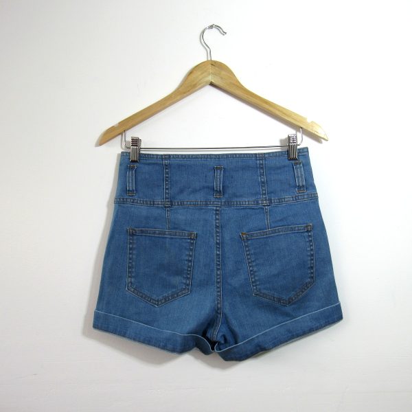 Alternative view of Shorts jeans, Pink & CO, Tamanho 36, Comprimento 32 cm