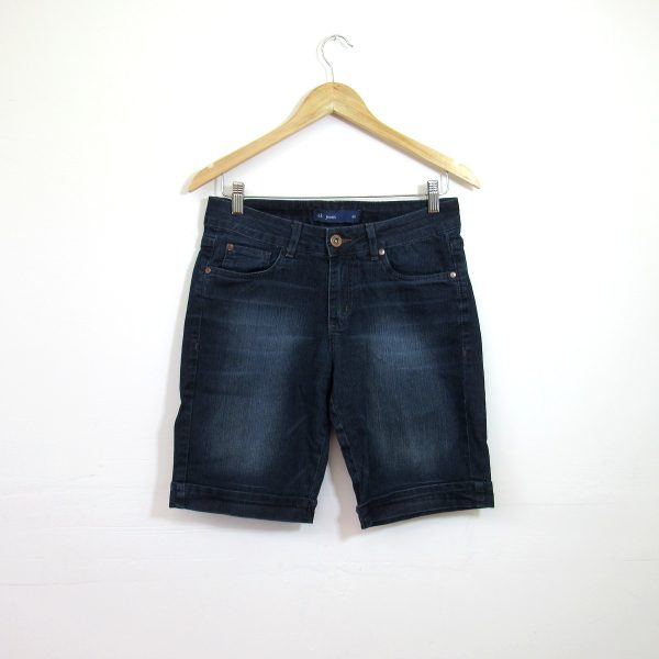Shorts jeans, AK, Tamanho 40, Comprimento 48 cm