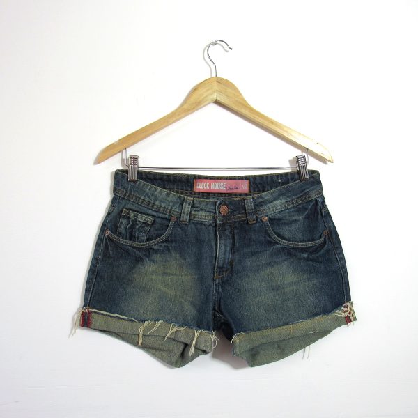 Shorts jeans, Clock House, Tamanho 40, Comprimento 30 cm