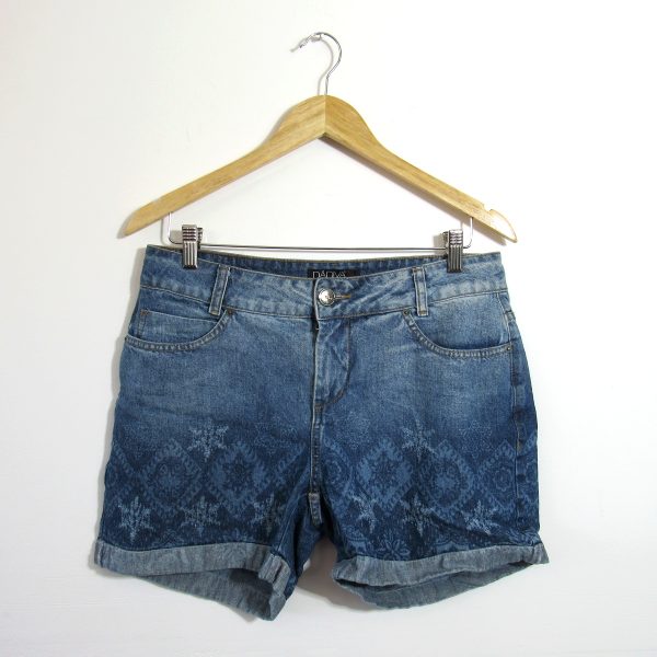 Shorts jeans, Dádiva, Tamanho 42, Comprimento 38 cm