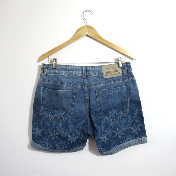 Alternative view of Shorts jeans, Dádiva, Tamanho 42, Comprimento 38 cm
