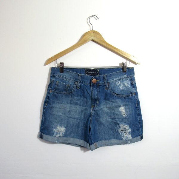 Shorts jeans, Caluma & Co, Tamanho 36, Comprimento 36 cm