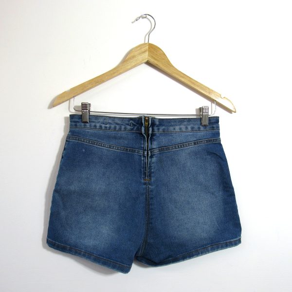 Shorts jeans, Blue Steel, Tamanho 38, Comprimento 30 cm