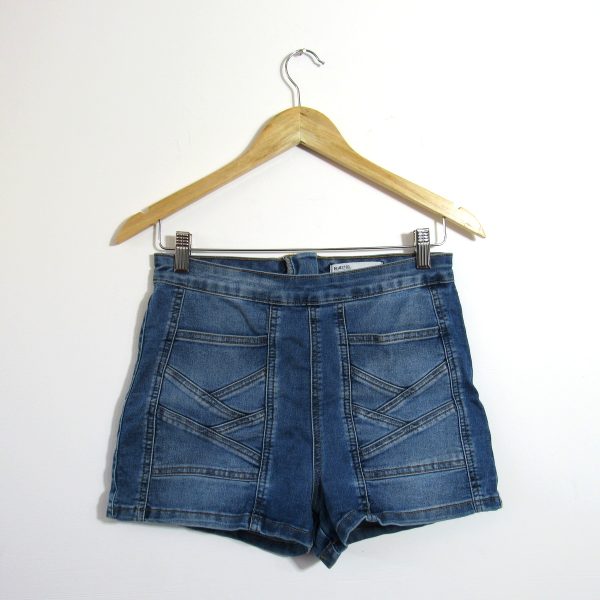 Alternative view of Shorts jeans, Blue Steel, Tamanho 38, Comprimento 30 cm