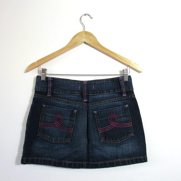 Alternative view of Saia jeans, Young Connection, Tamanho 38, Comprimento 32 cm