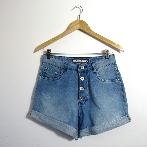Shorts jeans, Jockos, Tamanho 38, Comprimento 34 cm