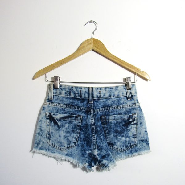 Alternative view of Shorts jeans, Blue Steel, Tamanho 34, Comprimento 26 cm