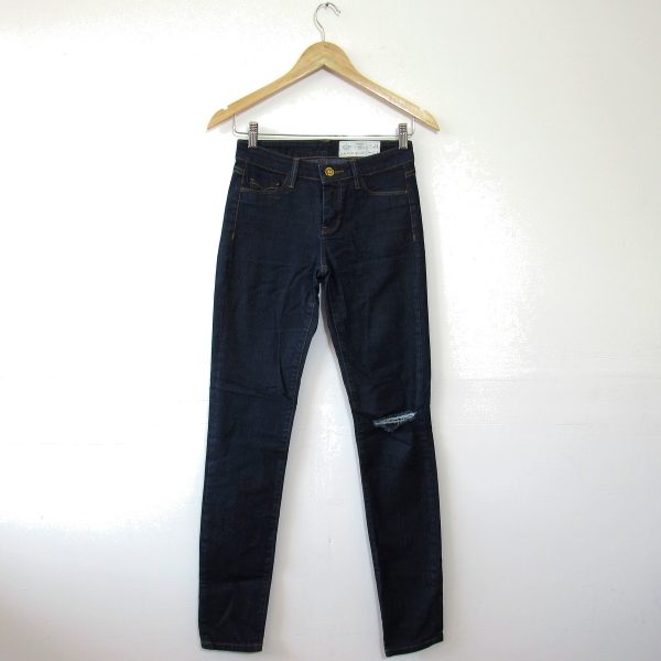 Calça jeans, Carmim, Tamanho 34, Comprimento 106 cm