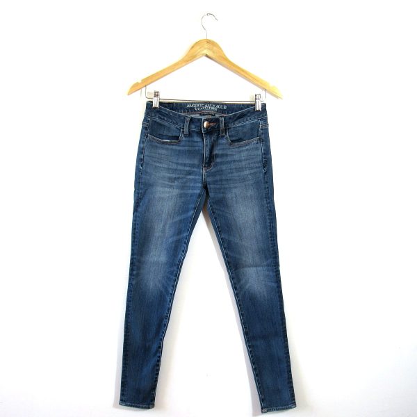 Calça jeans, American Eagle, Tamanho 38, Comprimento 90 cm