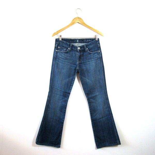 Calça jeans, 7 For All Mankind, Tamanho 38, Comprimento 94 cm