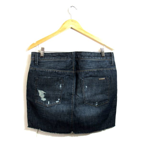 Alternative view of Saia Jeans, Shoulder, Tamanho 42, Comprimento 40 cm