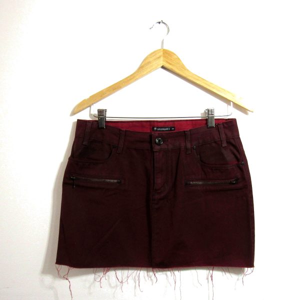 Saia Jeans, Le Lis Blanc, Tamanho 40, Comprimento 36 cm