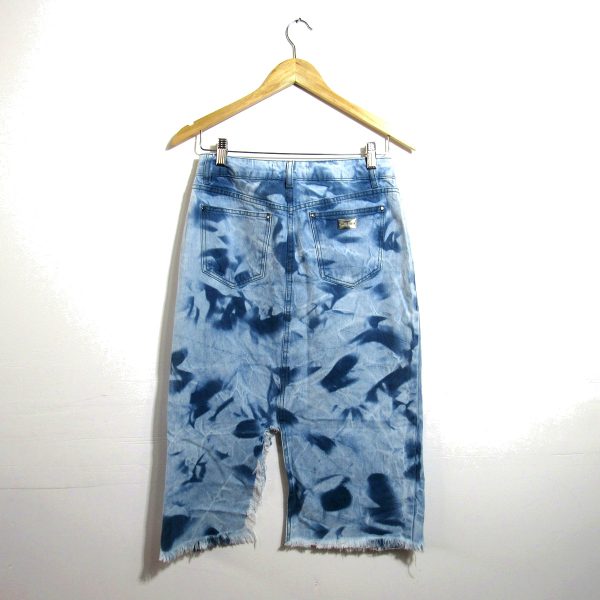 Alternative view of Saia Jeans, Claudia Rabelo, Tamanho 38, Comprimento 74 cm