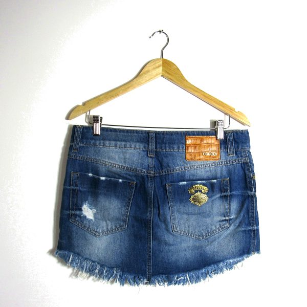 Alternative view of Saia Jeans, Colcci, Tamanho 42, Comprimento 34 cm