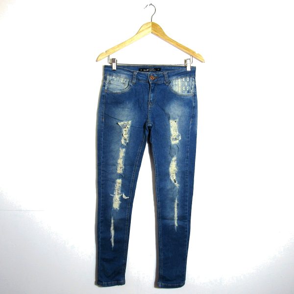 Calça jeans, Blue Steel, Tamanho 38, Comprimento 96 cm