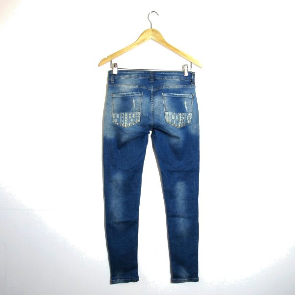 Alternative view of Calça jeans, Blue Steel, Tamanho 38, Comprimento 96 cm