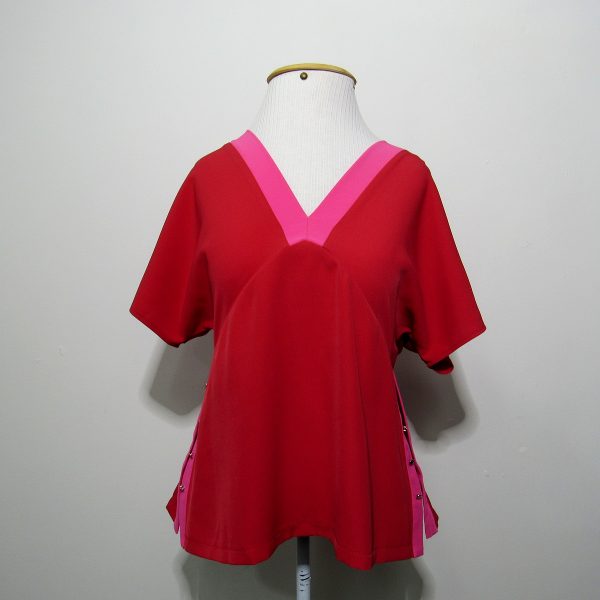 Blusa manga curta, Amaro, Tamanho 36, Comprimento 62 cm