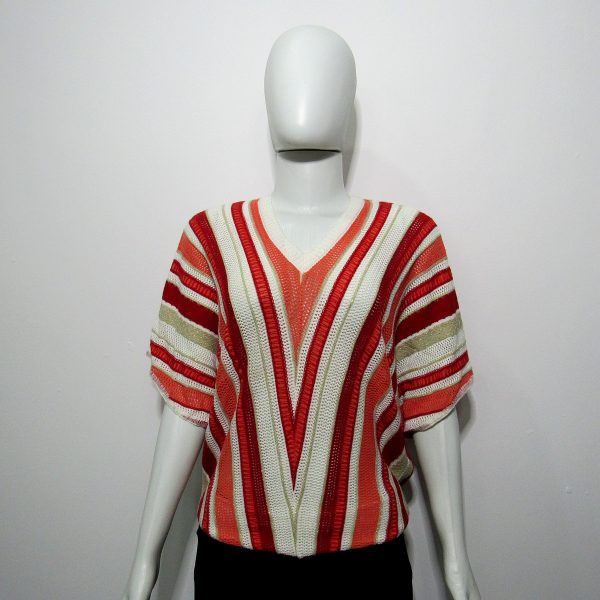 Blusa manga curta, Beluga, Tamanho M, Comprimento 66 cm
