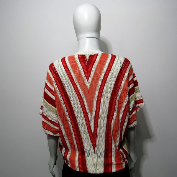 Alternative view of Blusa manga curta, Beluga, Tamanho M, Comprimento 66 cm