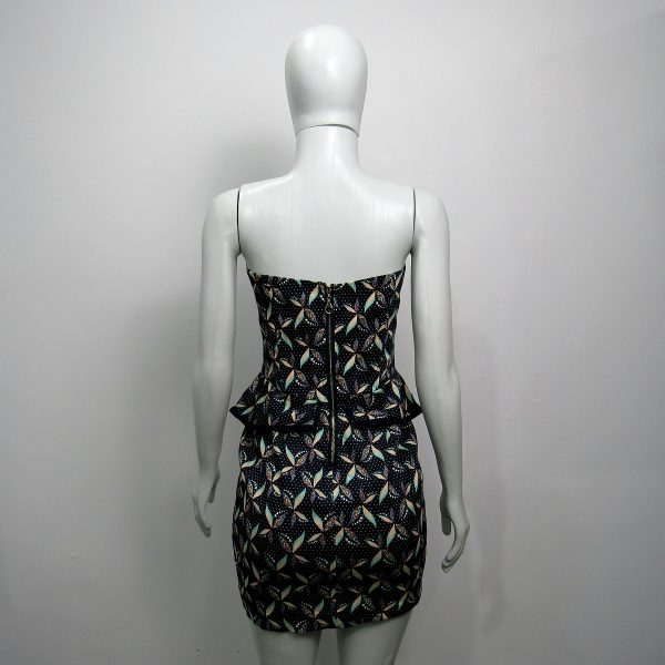 Alternative view of Vestido curto, Lez a Lez, Tamanho P, Comprimento 66 cm