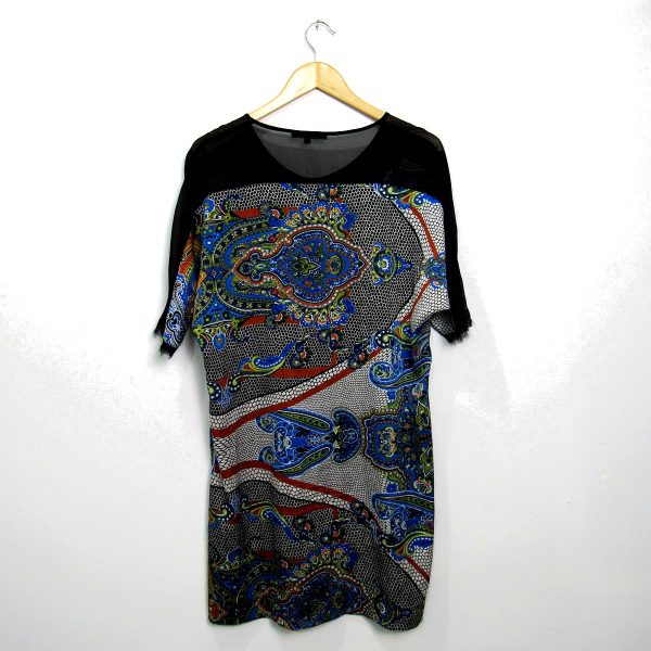 Alternative view of Vestido curto, Luigi Bertolli, Tamanho M, Comprimento 90 cm