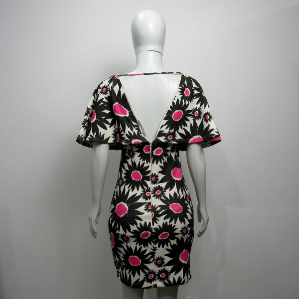 Alternative view of Vestido curto, Lebôh, Tamanho P, Comprimento 86 cm