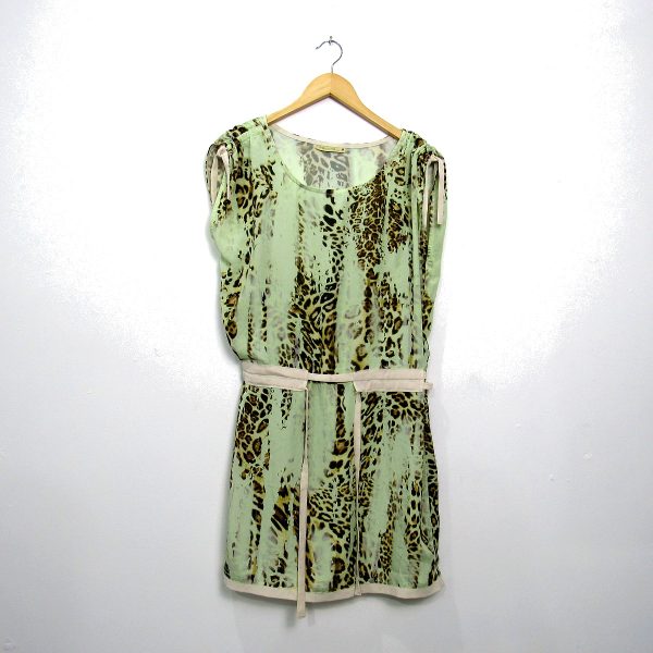 Vestido curto, Aquamar, Tamanho M, Comprimento 94 cm