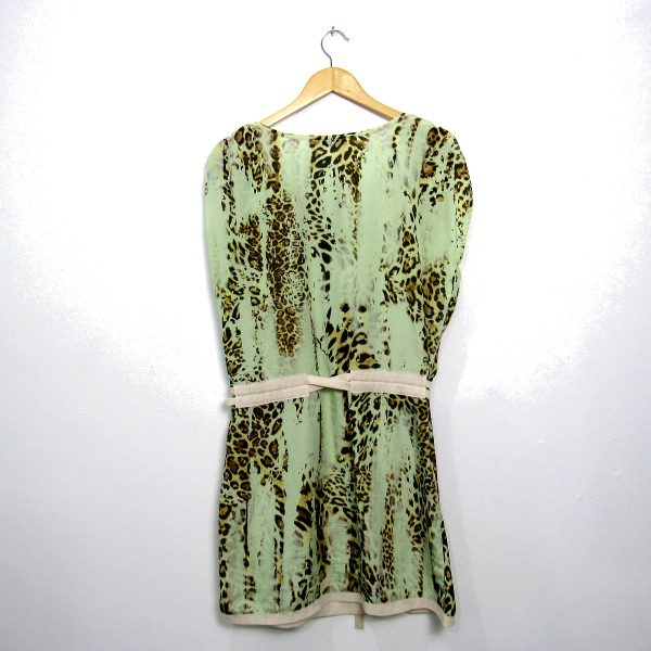 Alternative view of Vestido curto, Aquamar, Tamanho M, Comprimento 94 cm
