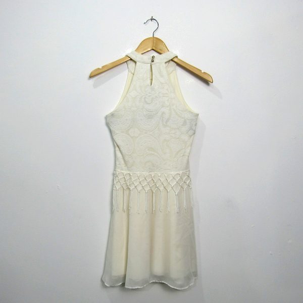 Alternative view of Vestido curto, Carmim, Tamanho PP, Comprimento 84 cm
