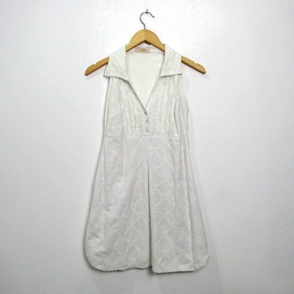 Vestido curto, Clorofila, Tamanho P, Comprimento 84 cm