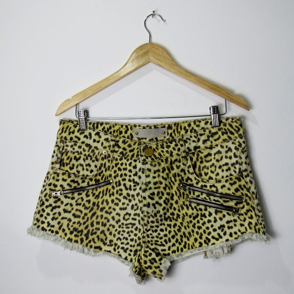 Shorts alfaiataria, Animale, Tamanho 40, Comprimento 33 cm