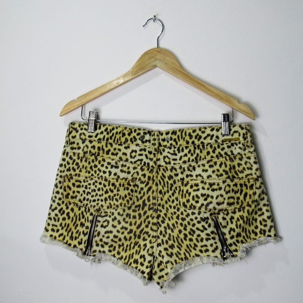 Alternative view of Shorts alfaiataria, Animale, Tamanho 40, Comprimento 33 cm