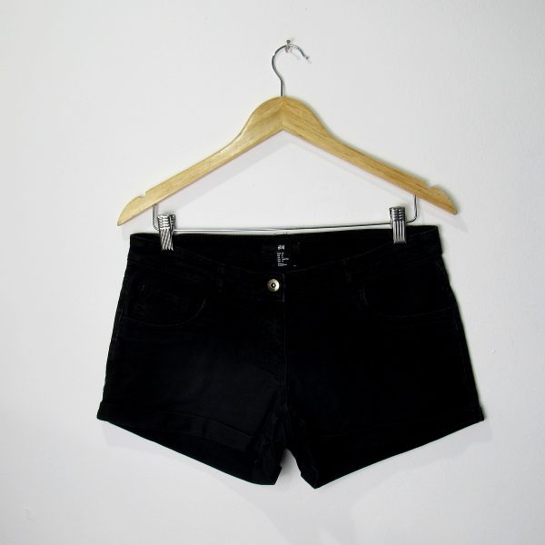 Shorts jeans, H&m, Tamanho 42, Comprimento 30 cm