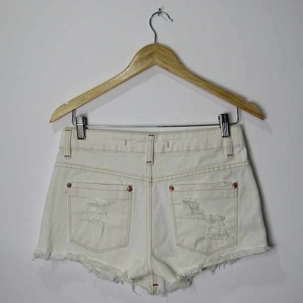 Alternative view of Shorts sarja, Blue Steel, Tamanho 38, Comprimento 26 cm