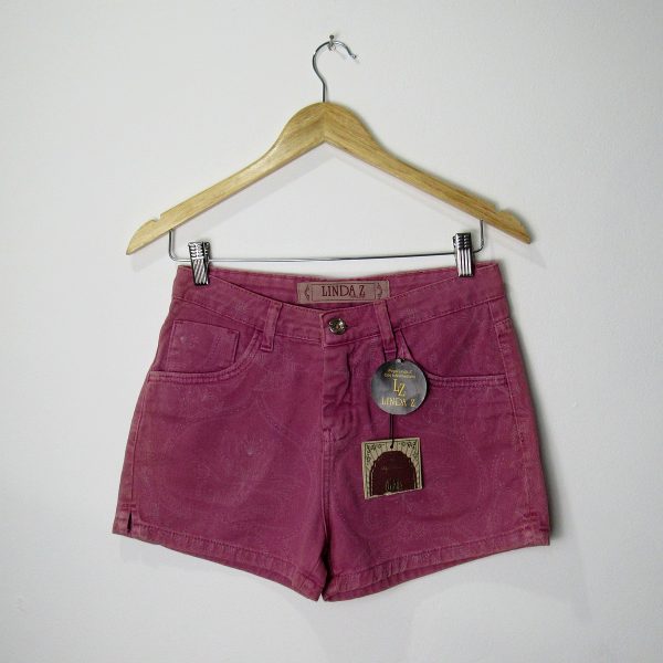 Shorts sarja, Linda Z, Tamanho 38, Comprimento 30 cm