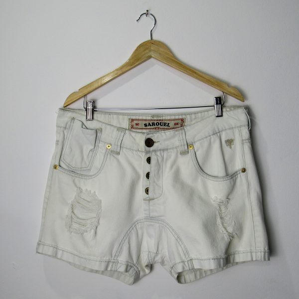 Shorts sarja, Sarouel, Tamanho 48, Comprimento 34 cm