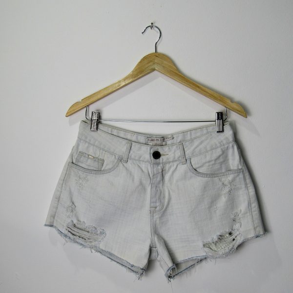 Shorts sarja, I Like It, Tamanho 38, Comprimento 28 cm