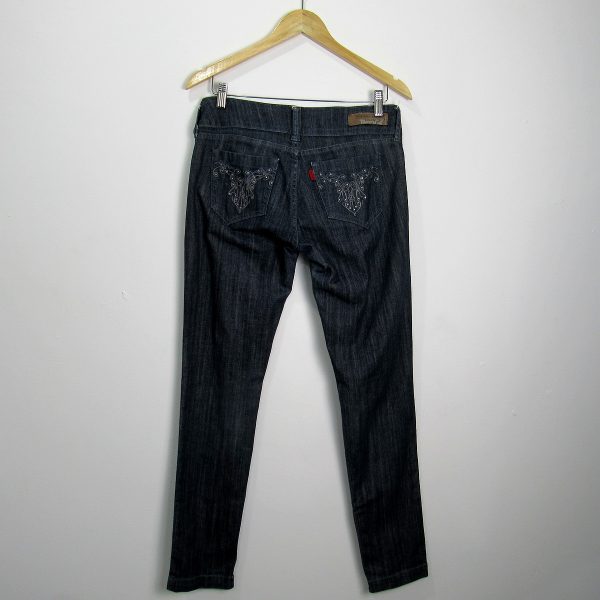 Alternative view of Calça jeans, Patogê, Tamanho 42, Comprimento 98 cm