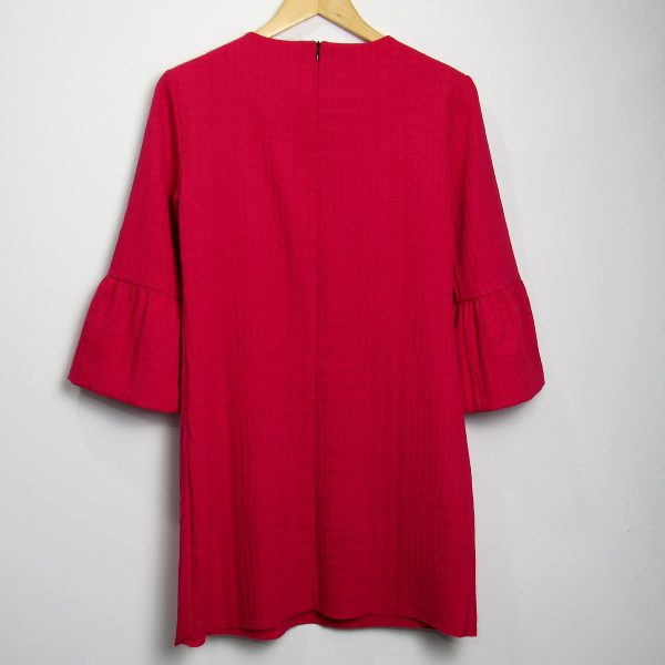 Alternative view of Vestido curto, Zara, Tamanho P, Comprimento 84 cm