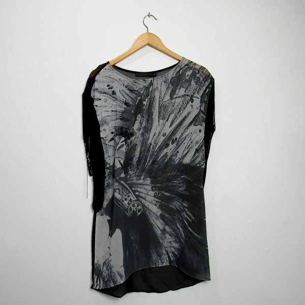 Vestido curto, John John, Tamanho P, Comprimento 88 cm