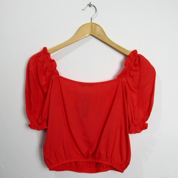 Alternative view of Cropped, Chakra, Tamanho P, Comprimento 46 cm