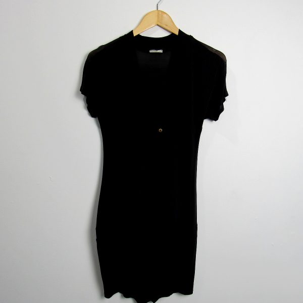 Blusa manga curta, M.Officer, Tamanho P, Comprimento 92 cm