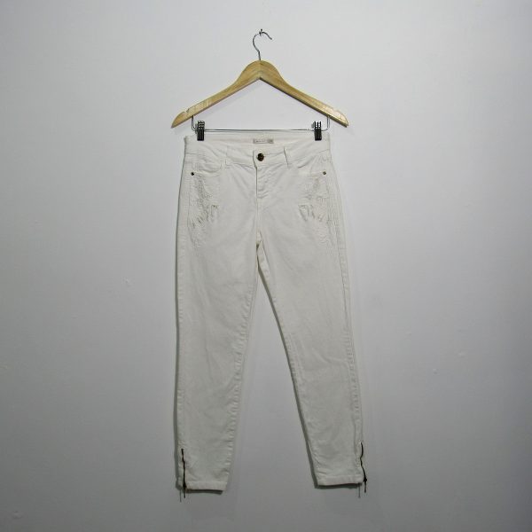 Calça Sarja, Maria Filó, Tamanho 38, Comprimento 94 cm