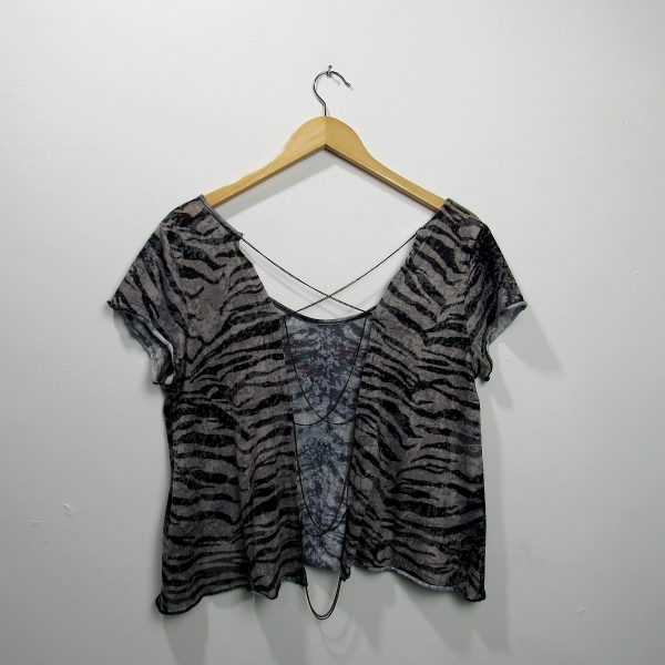 Alternative view of Blusa manga curta, John John, Tamanho p, Comprimento 50 cm