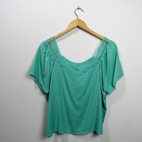 Alternative view of Blusa manga curta, Tricomix, Tamanho 40, Comprimento 60 cm