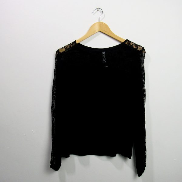 Blusa manga longa, Desfrutti, Tamanho p, Comprimento 56 cm